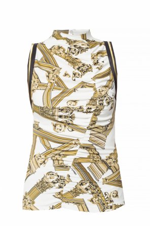 Baroque motif top with gathers, zdjęcie 1 Baroque motif top with gathers od Versace Jeans